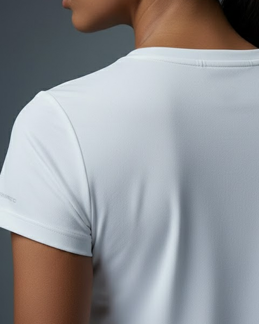 Camiseta deportiva dama blanco