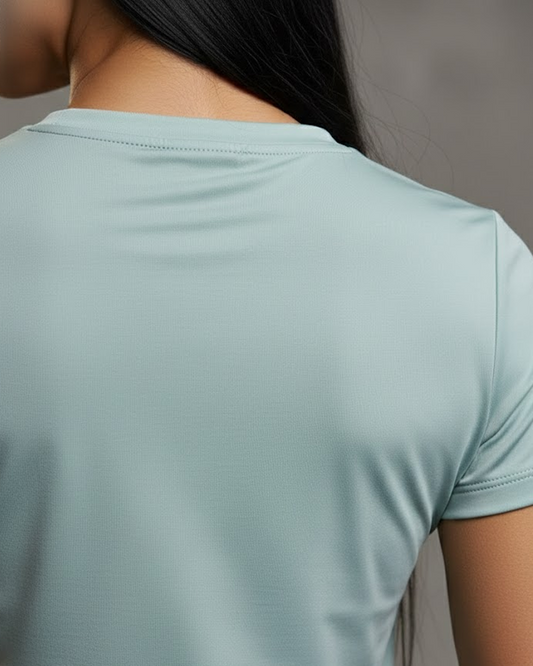 Camiseta deportiva dama verde