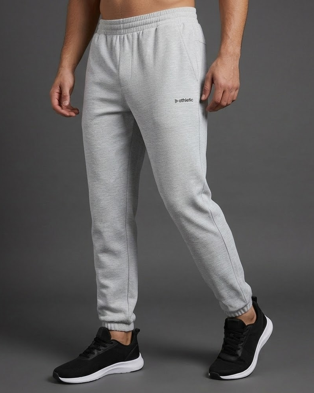 Pantalon Jogger Caballero gris claro