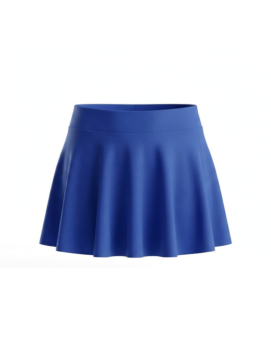 FALDA SHORT DAM AZUL