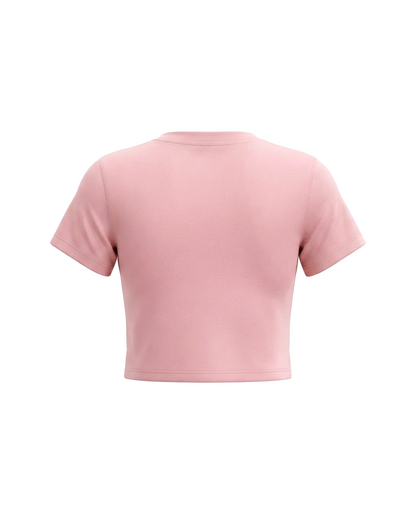 CAMISETA TOP ROSA