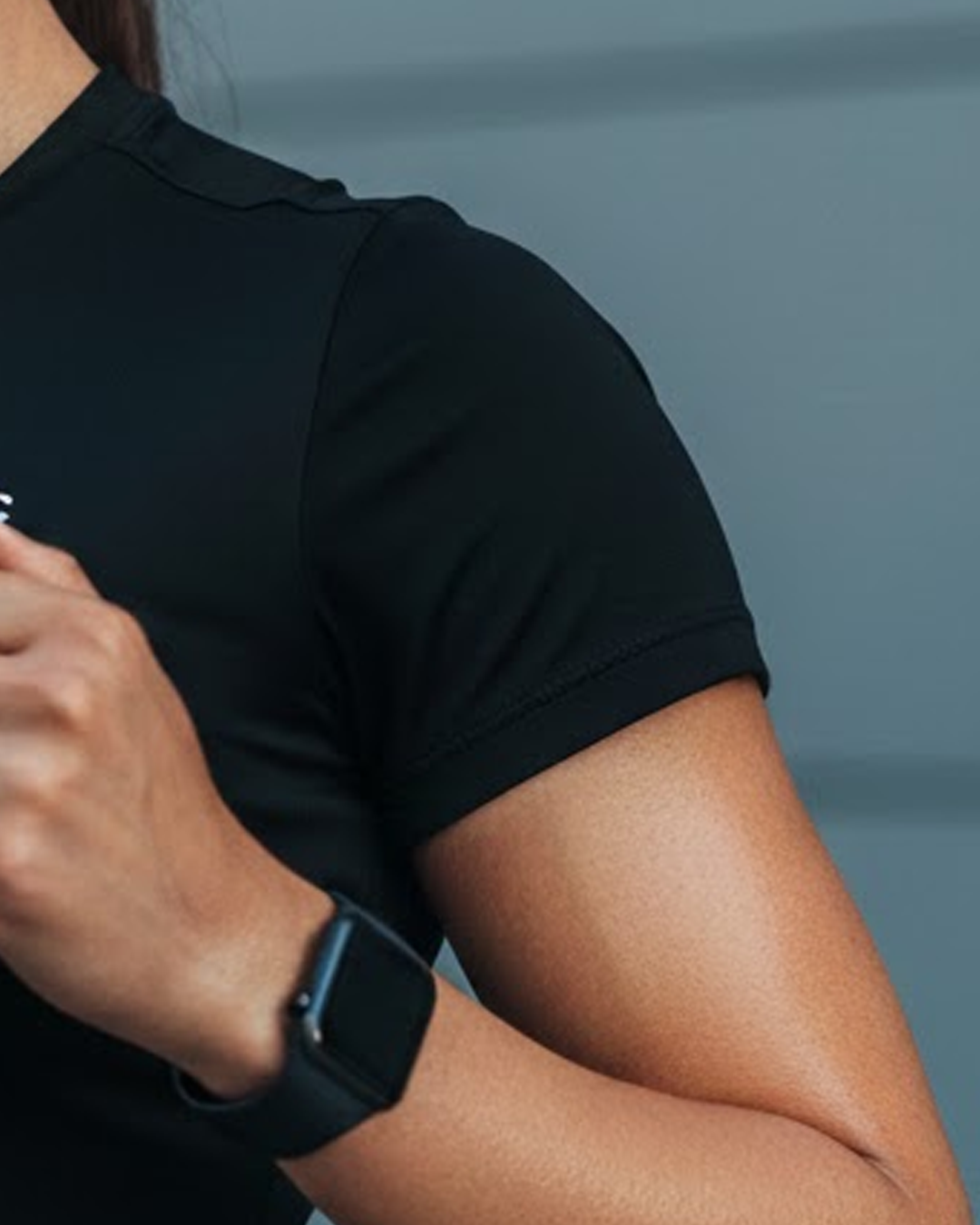 Camiseta deportiva dama negro