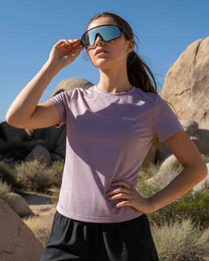 Camiseta deportiva dama Rosa