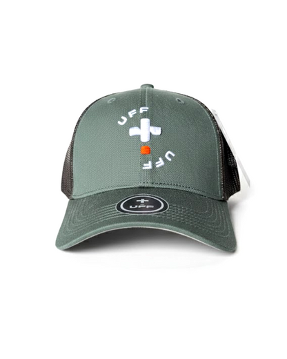 Gorra Uff verde trucker fitted